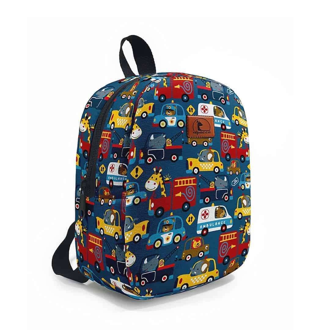 παιδικό σακίδιο πλάτης με αυτοκίνητα για παιδικό σταθμό και βόλτα