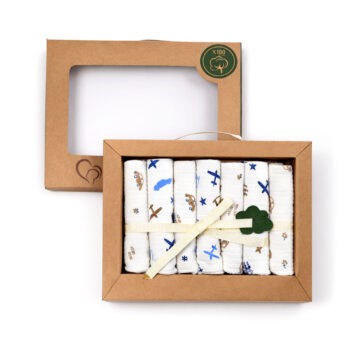 βρεφικά πανάκια ώμου σετ με σχέδιο αεροπλάνα