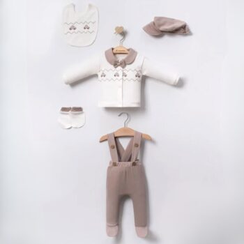 σετ ρούχων νεογέννητου αγόρι 5 τεμαχίων