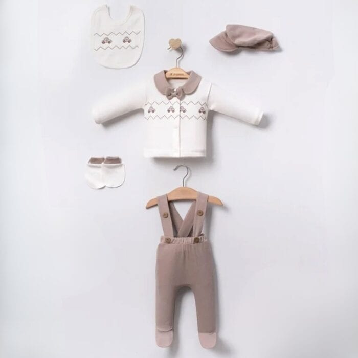 σετ ρούχων νεογέννητου αγόρι 5 τεμαχίων