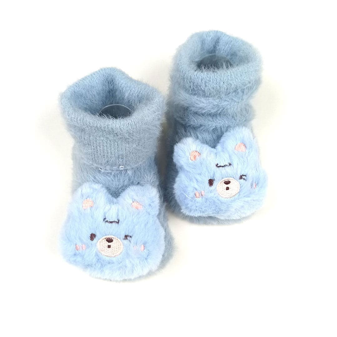 Αντιολισθητικά Καλτσάκια Little Bear 0-12 μηνών Γαλάζιο