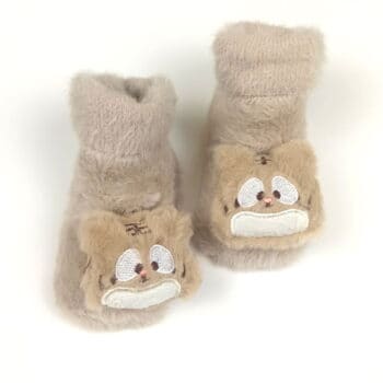 Αντιολισθητικά Καλτσάκια Animal 0-12 μηνών Μπεζ