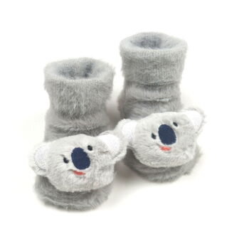Αντιολισθητικά Καλτσάκια Κοάλα 0-12 μηνών Γκρι
