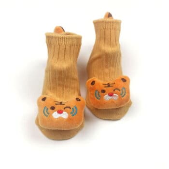 Αντιολισθητικά Καλτσάκια Tigger 0-12 μηνών Καφέ