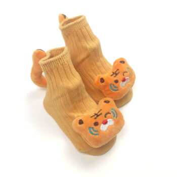 Αντιολισθητικά Καλτσάκια Tigger 0-12 μηνών Καφέ - Image 3