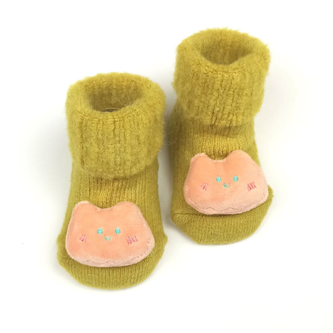 Αντιολισθητικά Καλτσάκια Kitten 0-12 μηνών Πράσινο