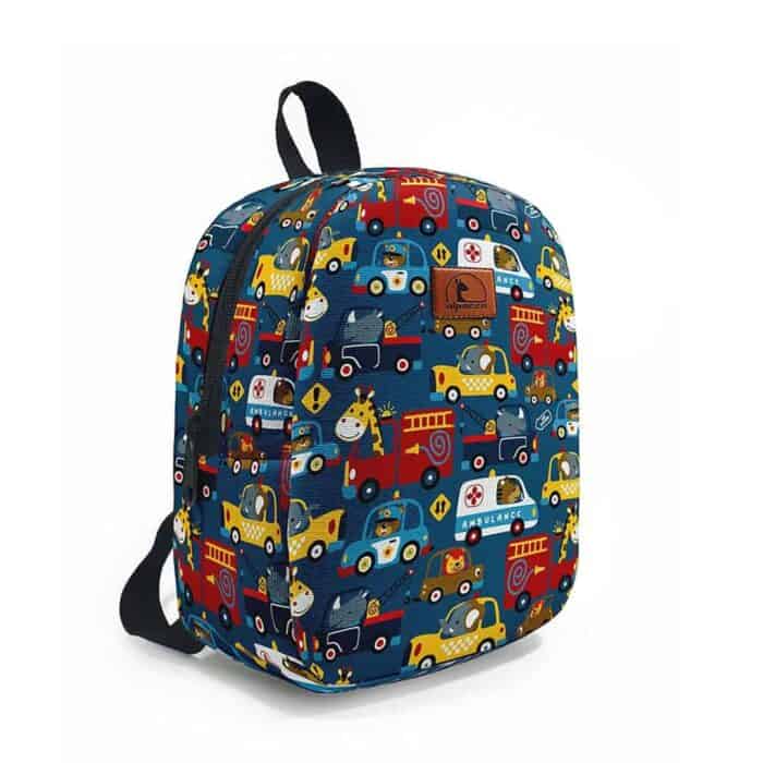 παιδικό σακίδιο πλάτης με αυτοκίνητα για παιδικό σταθμό και βόλτα