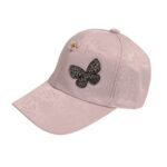 Παιδικό Καπέλο Butterfly 7-14 Χρονών Ροζ