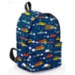 Τσάντα Πλάτης Δημοτικού-Γυμνασίου Blue Cars Μ32xΠ17xΥ42cm