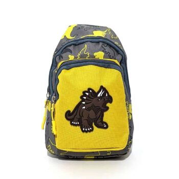 παιδικό τσαντάκι χιαστί δεινόσαυρος κίτρινο αγόρι