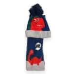 Παιδικό Σετ Σκουφάκι & Κασκόλ Hi Μπλε