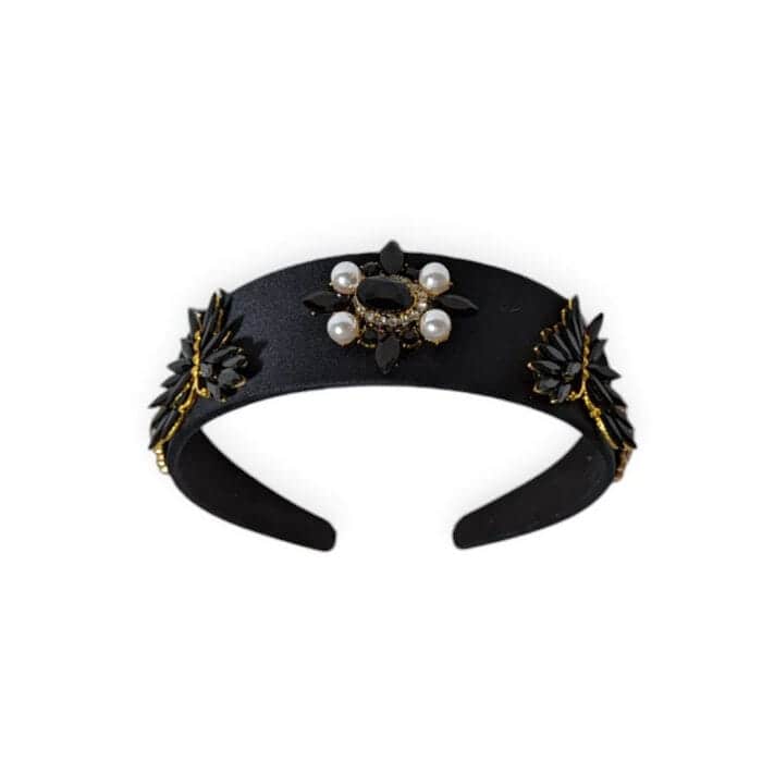 Παιδική Στέκα Μαλίων Με Πέτρες Μαύρη - Image 2