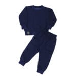 Παιδική Φόρμα Φούτερ Πικέ Μπλε Σκούρο
