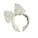 Παιδική Στέκα Μαλλιών Με Φιόγκο Εκρού