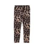 Παιδικό κολάν μακρύ Βελουτέ Animal Print Καφέ