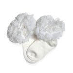 Βρεφικά Καλτσάκια Με Τούλι Εκρου