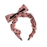 Παιδική Στέκα Μαλλιών Πουά Με Φιόγκο Σάπιο Μήλο