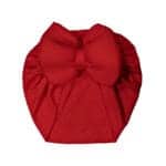 Βρεφικό Τουρμπάνι Με Φιόγκο Κόκκινο