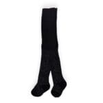 Παιδικό Καλσόν Χοντρό Με Ασημοκλωστή Μαύρο