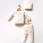 Σετ Με Σκουφάκι Rainbow 100% Οργανικό Βαμβάκι