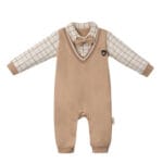 Φορμάκι Ολόσωμο Με Παπιγιόν Μπεζ