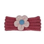 Βρεφική Κορδέλα Πλεκτή Flower Φούξια