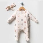 Φορμάκι Με Κορδέλα Bunny Εκρού 100% Οργανικό Βαμβάκι