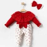 Φορμάκι Με Κορδέλα Κόκκινο Lovely 100% Βαμβάκι