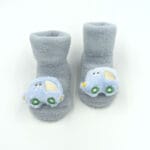 Αντιολισθητικά Καλτσάκια Car Γαλάζια 0-12 μηνών