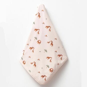 Κουβέρτα Αγκαλιάς & Λίκνου Safari Love 100% Οργανικό Βαμβάκι