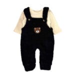 Βρεφική Σαλοπέτα Πρόβατο Με Μπλούζα Μαύρο