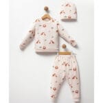 Σετ Με Σκουφάκι Safari Love 100% Οργανικό Βαμβάκι