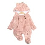 Φόρμα Εξόδου Fleece Bear Ροζ