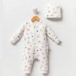 Φορμάκι Με Σκουφάκι Flower Σομον 100% Οργανικό Βαμβάκι