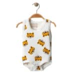 Φορμάκι Αμάνικο Tiger Λευκό 100% Βαμβάκι