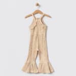 Παιδική Ολόσωμη Φόρμα Με Βολάν Μπεζ