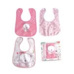 Σετ Σαλιάρες Υφασμάτινες με Κουμπί Dancer 3τμχ