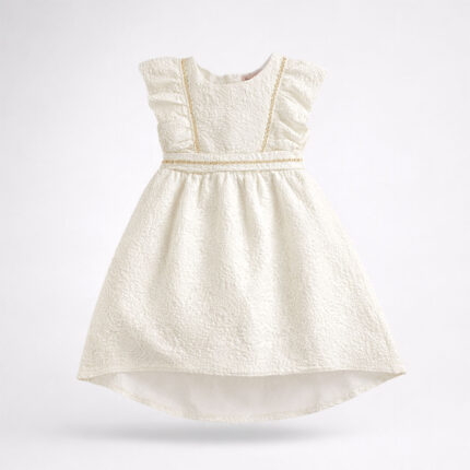 παιδικό φόρεμα λευκό ιδανικό για επισημες εκδηλώσεις γάμος βάπτιση