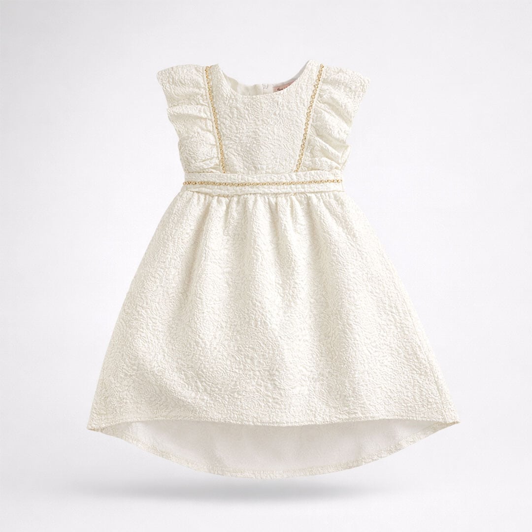 παιδικό φόρεμα λευκό ιδανικό για επισημες εκδηλώσεις γάμος βάπτιση
