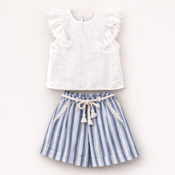 Παιδικό σετ με μπλούζα και σορτς μπλε