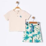 Παιδικό Σετ Με Βερμούδα Summer Μπεζ