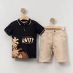 Παιδικό Σετ Με Βερμούδα Unity Μπλε Σκούρο