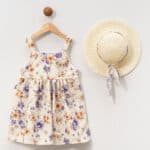 Παιδικό Φόρεμα Με Καπέλο Garden Μωβ