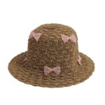 Παιδικό Καπέλο Ψάθινο Little Bow 2-6 Χρονών Καφέ