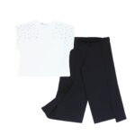 Παιδικό Σετ Με Παντελόνα Chic Λευκό