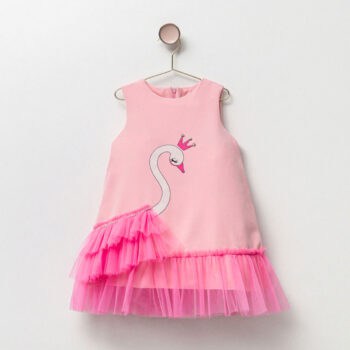 Παιδικό φόρεμα βάπτισης κορίτσι κύκνος