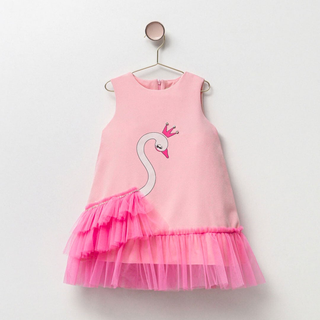 Παιδικό φόρεμα βάπτισης κορίτσι κύκνος