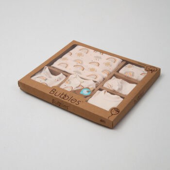 Σετ Νεογέννητου Rainbow 100% Οργανικό Βαμβάκι 10 τεμ. - Image 2