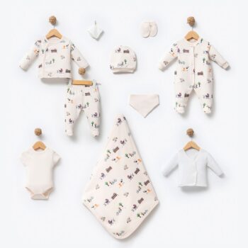 Βρεφικό Σετ Νεογέννητου Park 10 Τεμ.100% Οργανικό Βαμβάκι