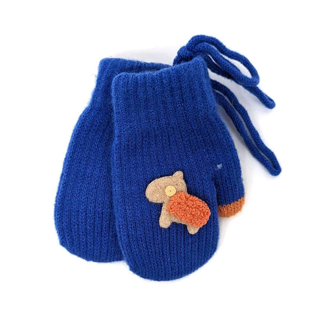 Βρεφικά Γάντια Μπουνιές Μπλε 0-24 μηνών